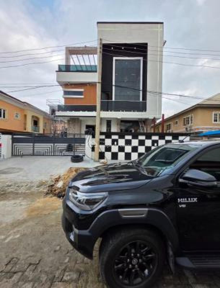 Luxury 5 Bedroom Detached Duplex with 2 Room Bq and Room Bq & Terrace, Chevron, Lekki, Lagos, Detached Duplex for Sale