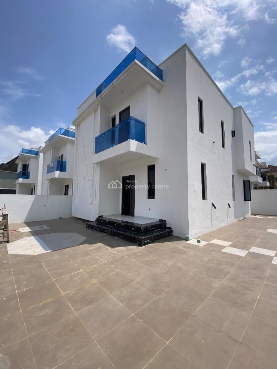 Corner Piece 4bedroom Duplex, Gated Estate By Blenco Supermarket Before Shop Rite, Sangotedo, Ajah, Lagos, Detached Duplex for Sale