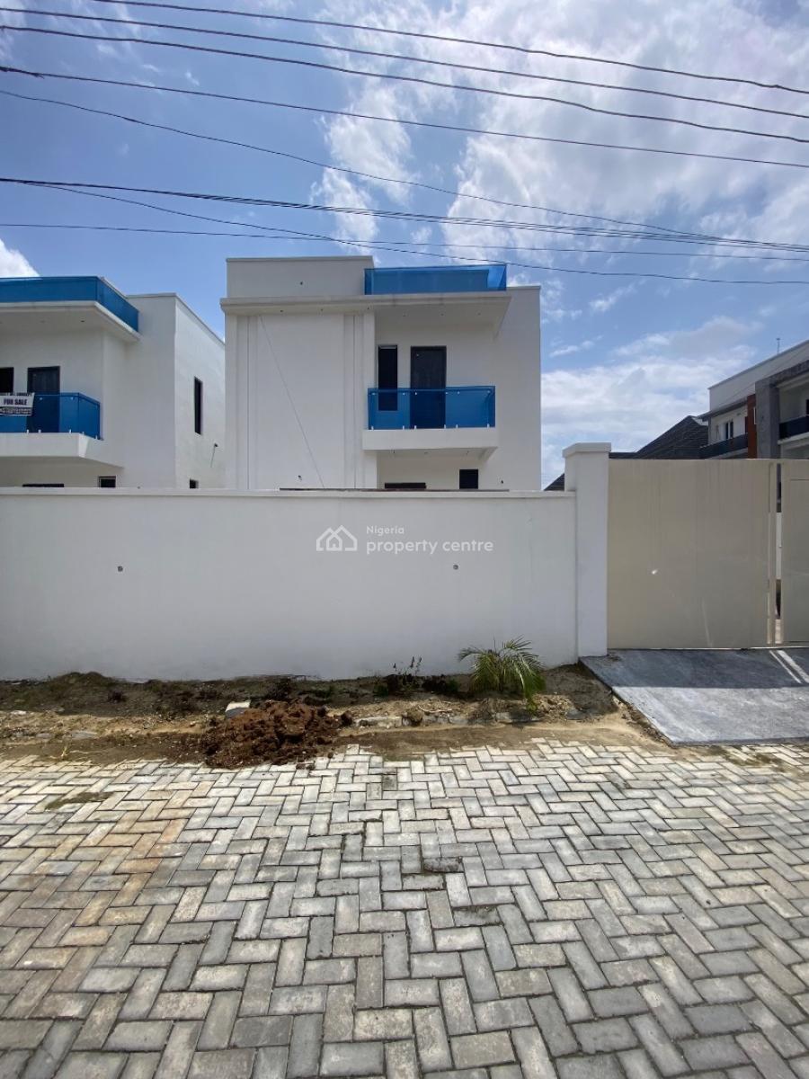 Corner Piece 4bedroom Duplex, Gated Estate By Blenco Supermarket Before Shop Rite, Sangotedo, Ajah, Lagos, Detached Duplex for Sale