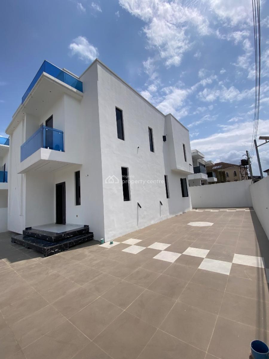 Corner Piece 4bedroom Duplex, Gated Estate By Blenco Supermarket Before Shop Rite, Sangotedo, Ajah, Lagos, Detached Duplex for Sale