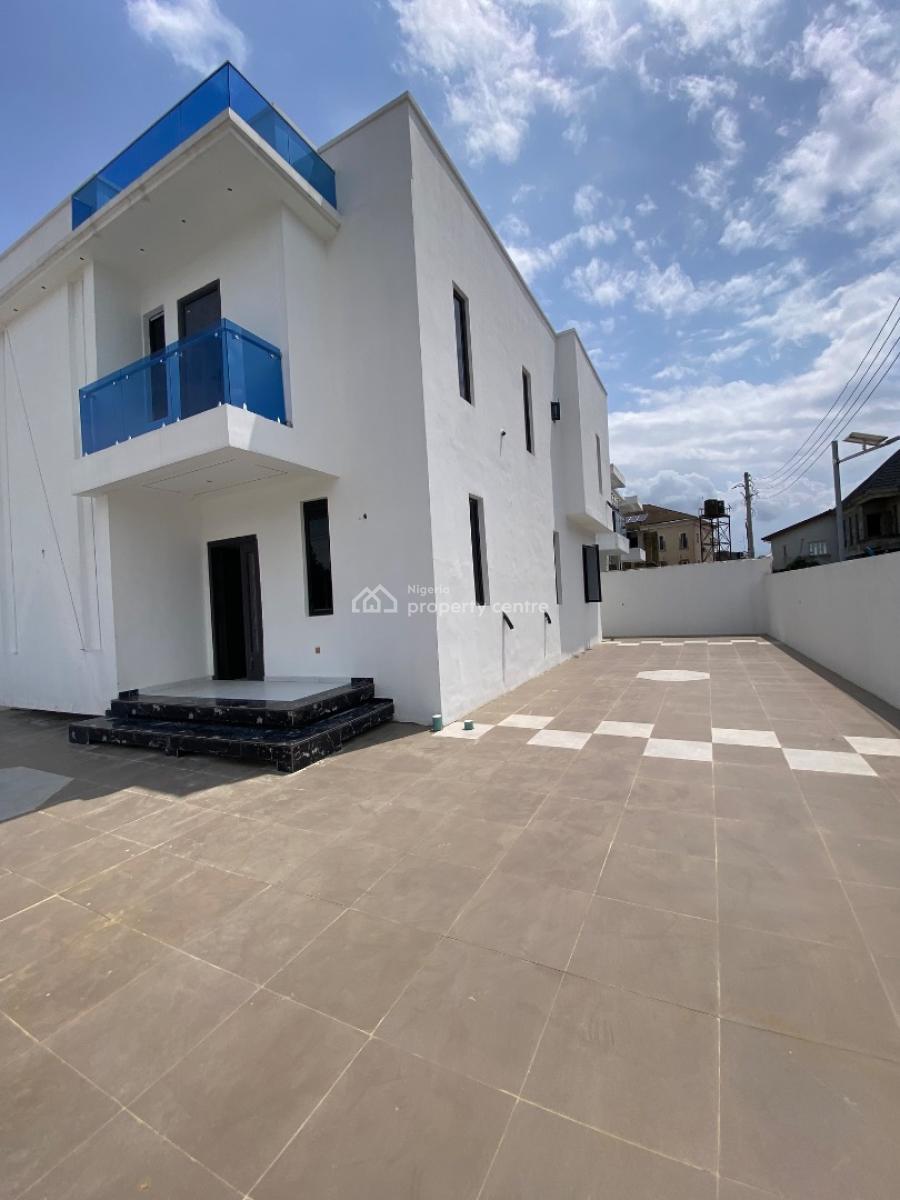 Corner Piece 4bedroom Duplex, Gated Estate By Blenco Supermarket Before Shop Rite, Sangotedo, Ajah, Lagos, Detached Duplex for Sale