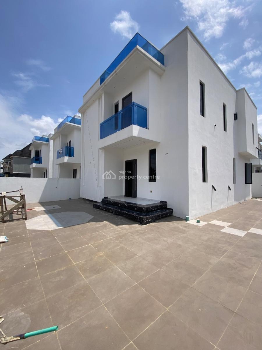 Corner Piece 4bedroom Duplex, Gated Estate By Blenco Supermarket Before Shop Rite, Sangotedo, Ajah, Lagos, Detached Duplex for Sale