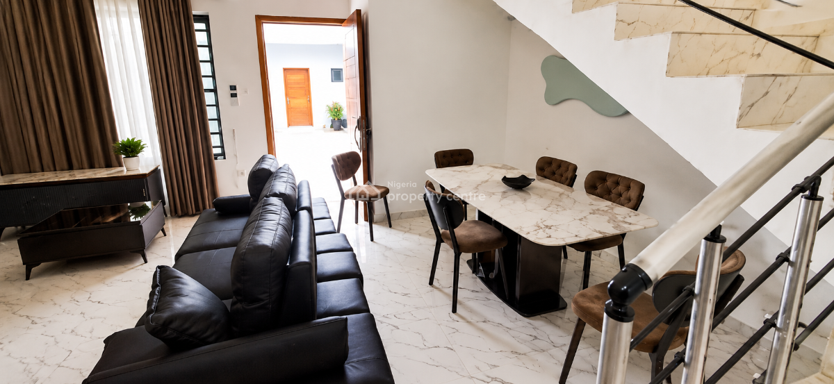 Luxury Furnished 4 Bedroom Terrace Duplex, Ikota, Lekki, Lagos, Terraced Duplex for Rent