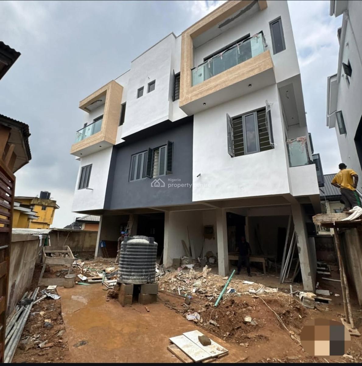 Nicely Built 4 Bedroom Semi Detached Duplex with a Bq, Maryland, Lagos, Semi-detached Duplex for Sale