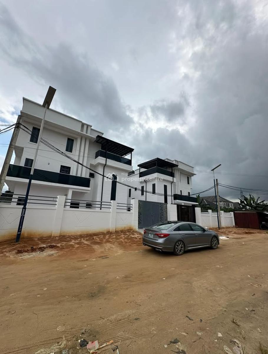 Newly Build 5 Bedroom Duplex, Off Sars Road, Rumuahalu, Port Harcourt, Rivers, Detached Duplex for Sale