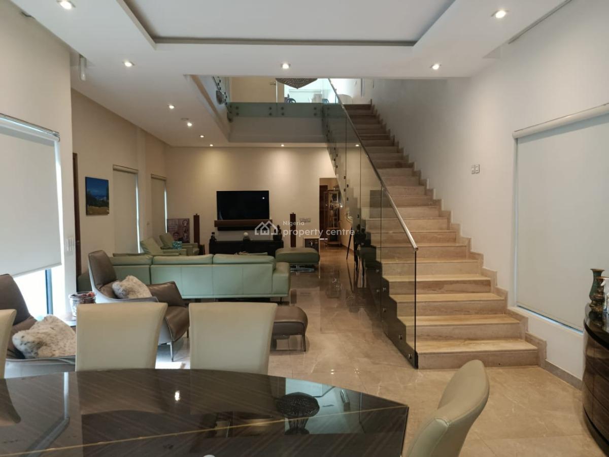 Stylishly Built 5 Bedroom Fully Detached House with 2 Rooms Bq, Parkview, Ikoyi, Lagos, Detached Duplex for Sale