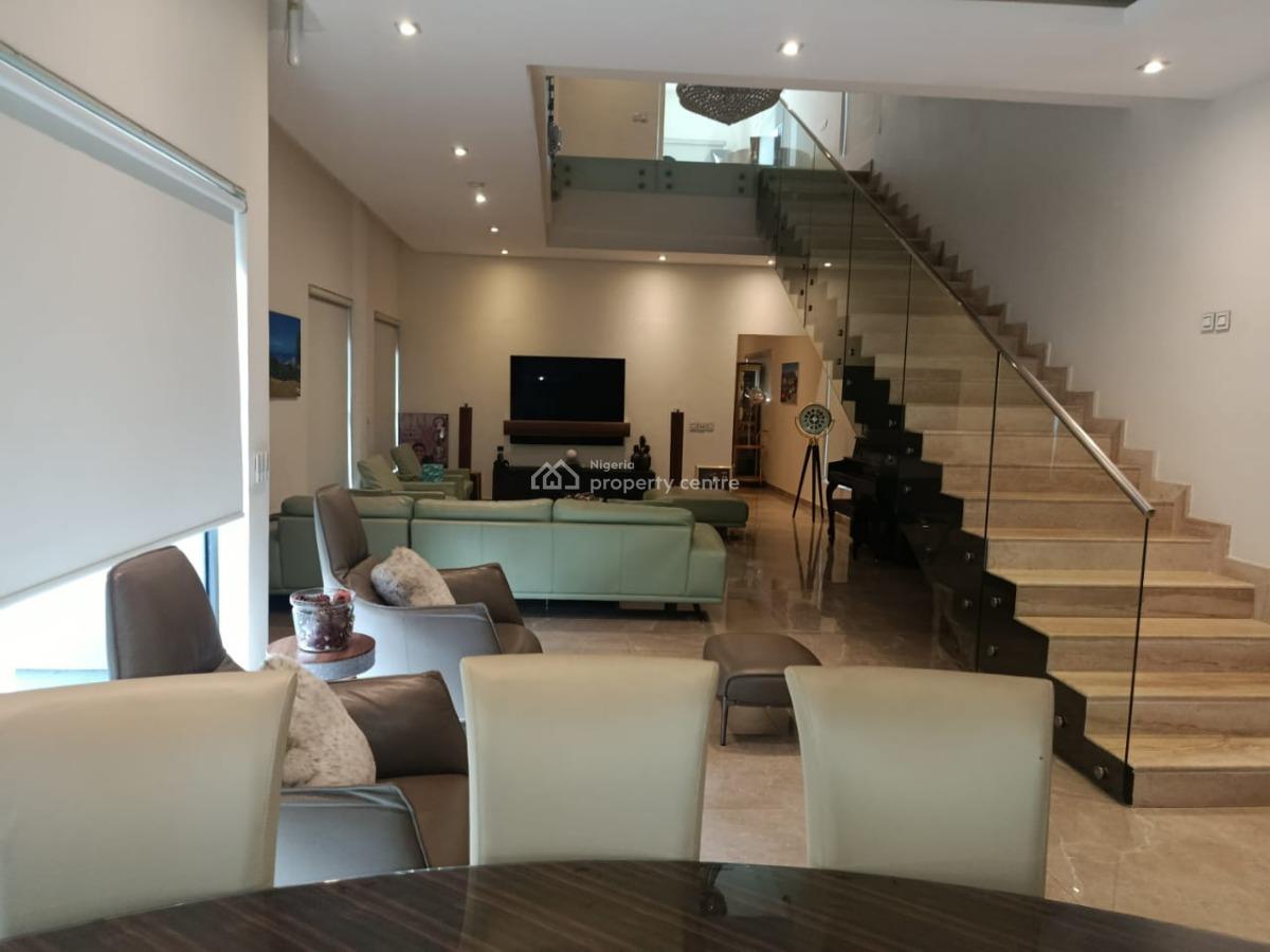 Stylishly Built 5 Bedroom Fully Detached House with 2 Rooms Bq, Parkview, Ikoyi, Lagos, Detached Duplex for Sale