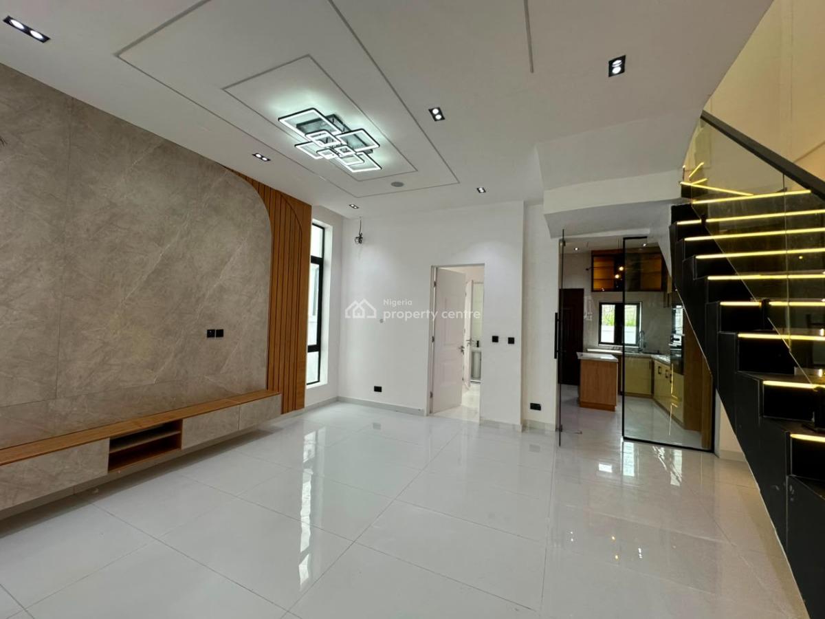 Luxury Newly Built 4 Bedroom Self Compound with 24hrs Light, Abraham Adesanya Traffic Light., Ajah, Lagos, House for Rent
