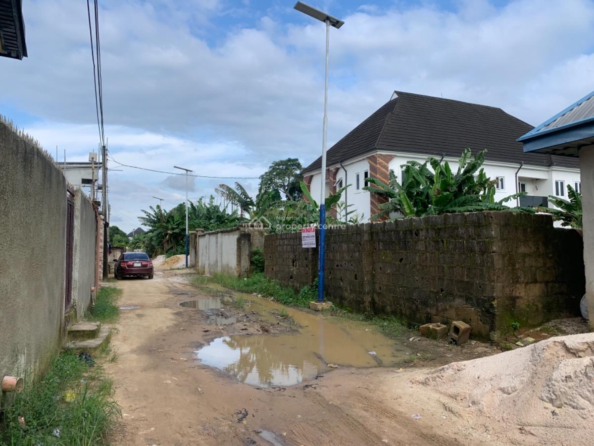 a Fenced One Plot of Land, Off Ada George - Ogbogoro New Road Mgbaraja, Port Harcourt, Rivers, Residential Land for Sale