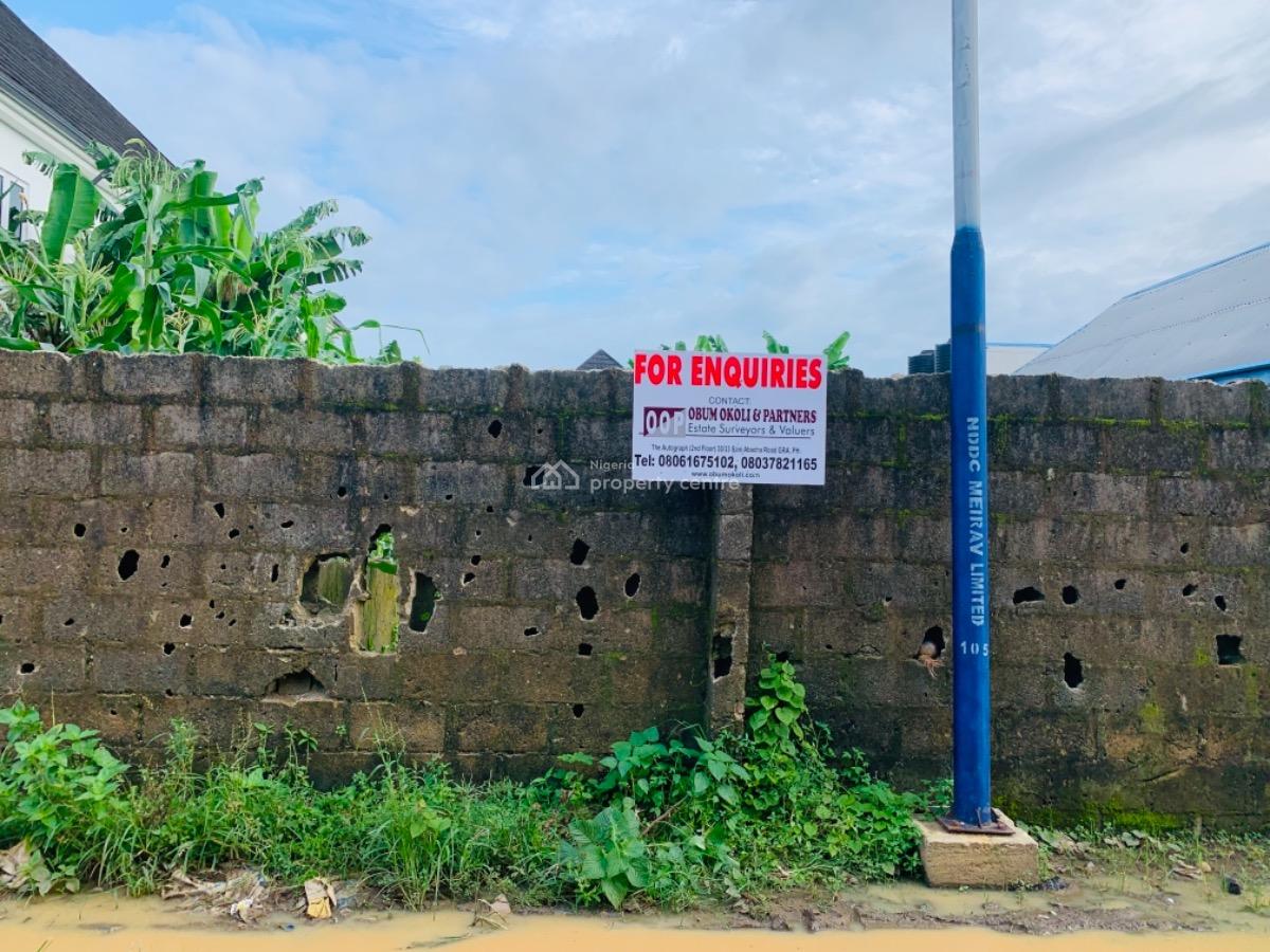 a Fenced One Plot of Land, Off Ada George - Ogbogoro New Road Mgbaraja, Port Harcourt, Rivers, Residential Land for Sale
