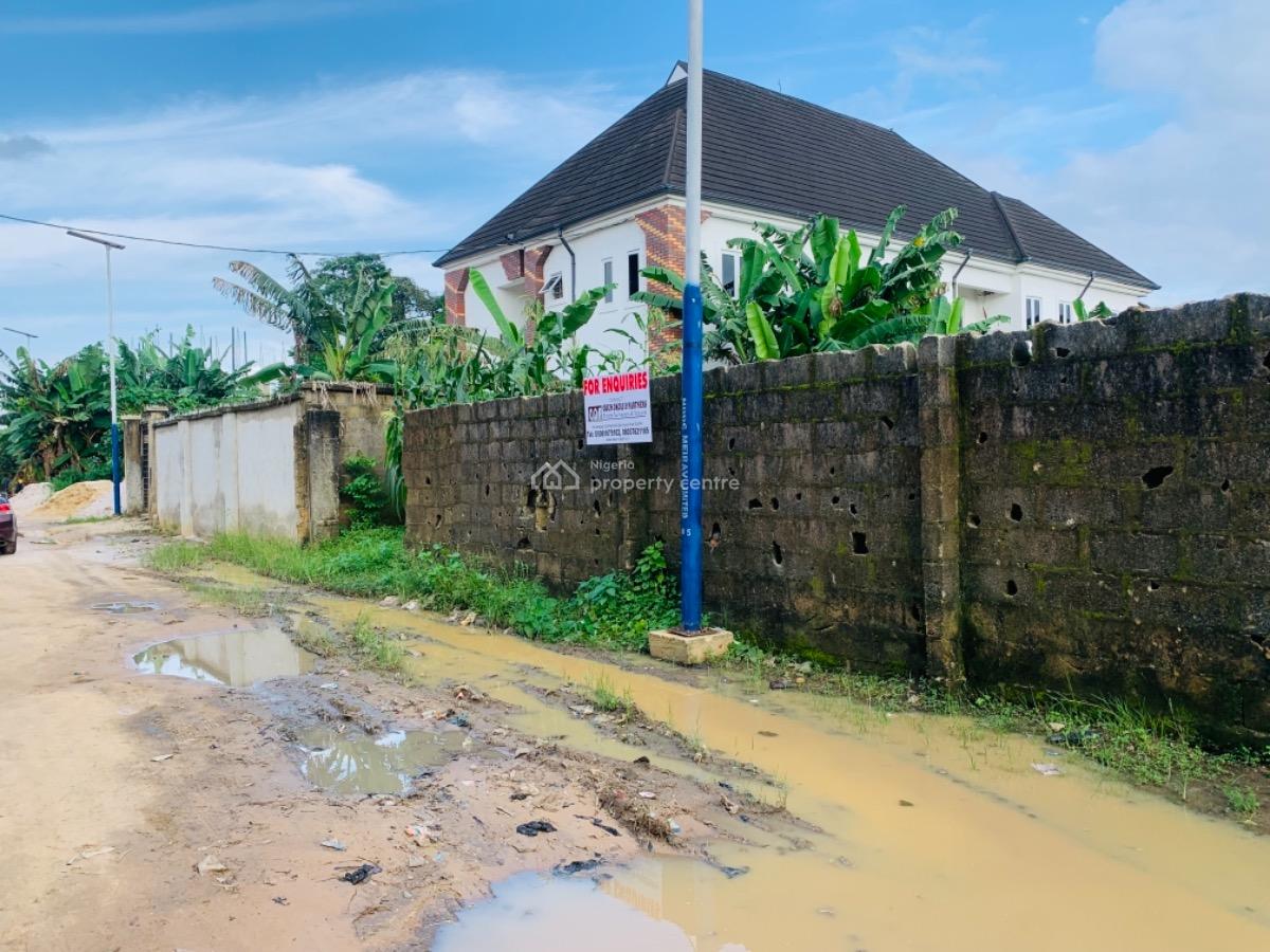 a Fenced One Plot of Land, Off Ada George - Ogbogoro New Road Mgbaraja, Port Harcourt, Rivers, Residential Land for Sale
