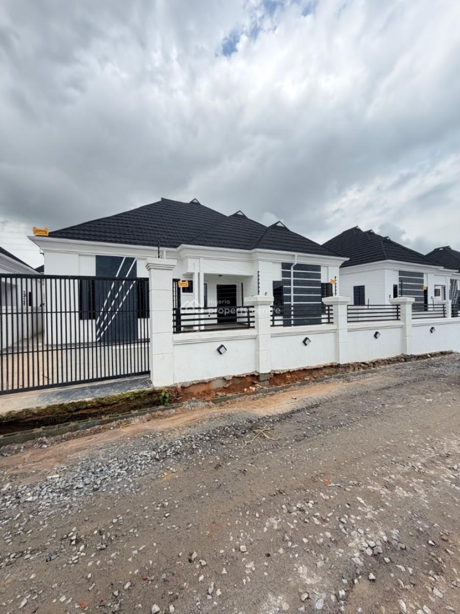 Fully Serviced 4 Bedrooms Fully Detached - Bungalow House + Bq, Mowe Ofada, Ogun, Detached Bungalow for Sale