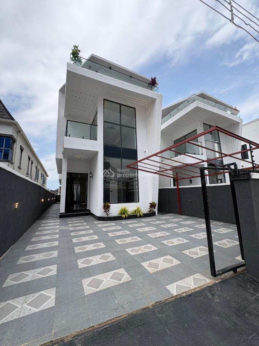 Pay and Move in 5 Bedroom Home with Swimming Pool in a Secured Estate, Blenco/skymall Axis, Sangotedo, Ajah, Lagos, Detached Duplex for Sale