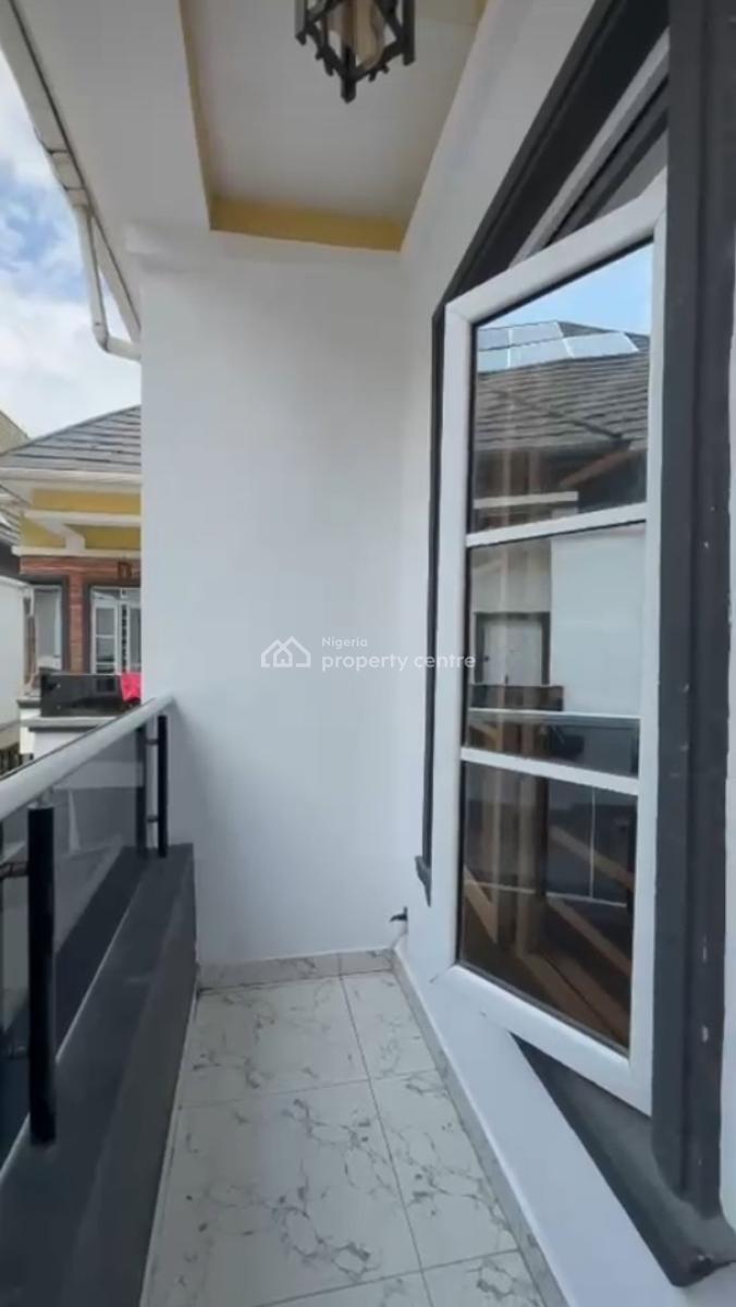 Spacious Upstairs Mini Flat with Balcony to Share Kitchen, Ikota, Lekki, Lagos, Mini Flat (room and Parlour) for Rent