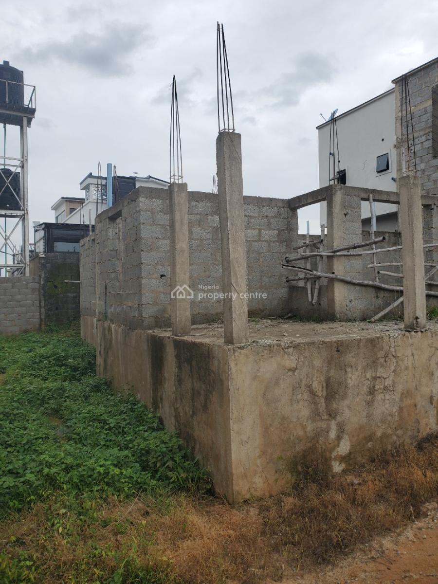 Luxury 4-bedroom Carcass, Katampe Extension, Katampe, Abuja, Detached Duplex for Sale