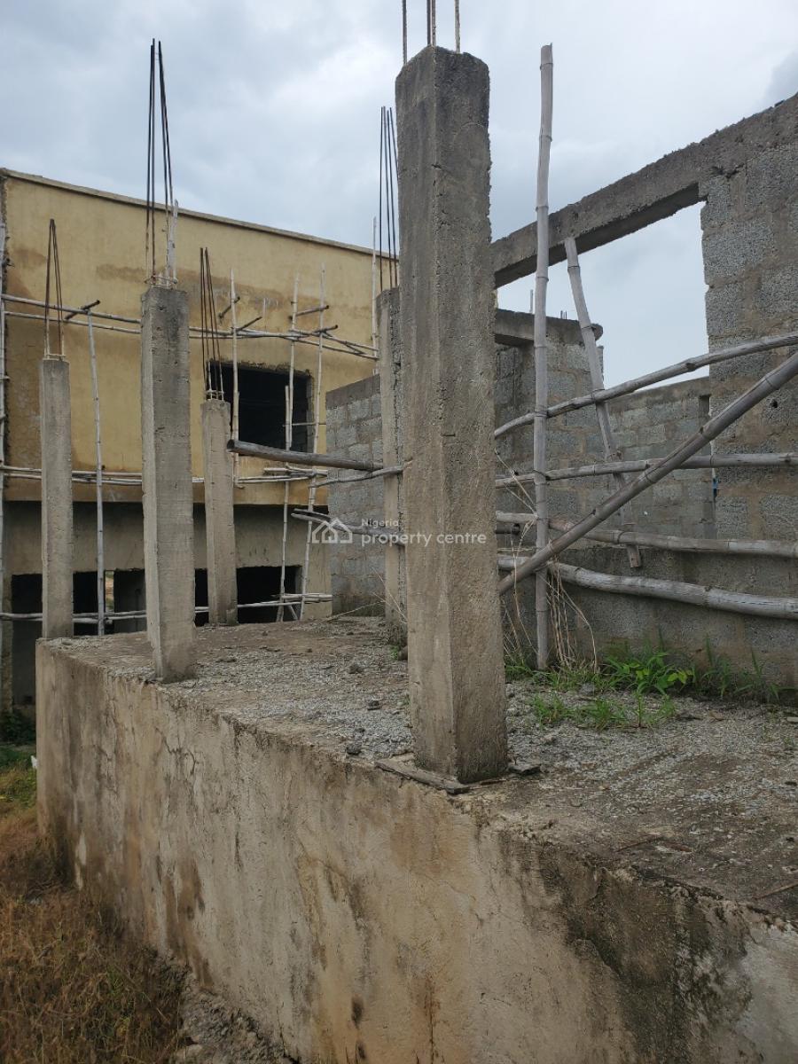 Luxury 4-bedroom Carcass, Katampe Extension, Katampe, Abuja, Detached Duplex for Sale