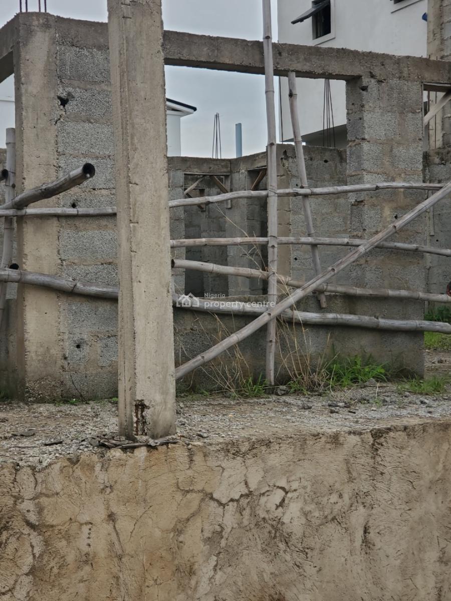 Luxury 4-bedroom Carcass, Katampe Extension, Katampe, Abuja, Detached Duplex for Sale