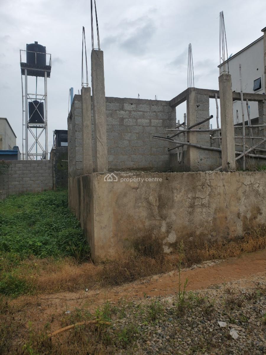 Luxury 4-bedroom Carcass, Katampe Extension, Katampe, Abuja, Detached Duplex for Sale