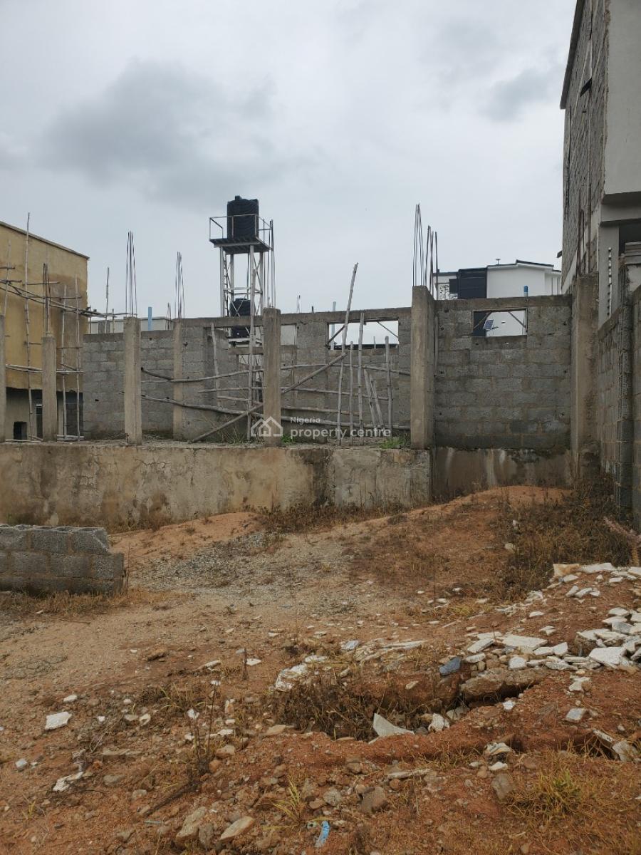 Luxury 4-bedroom Carcass, Katampe Extension, Katampe, Abuja, Detached Duplex for Sale