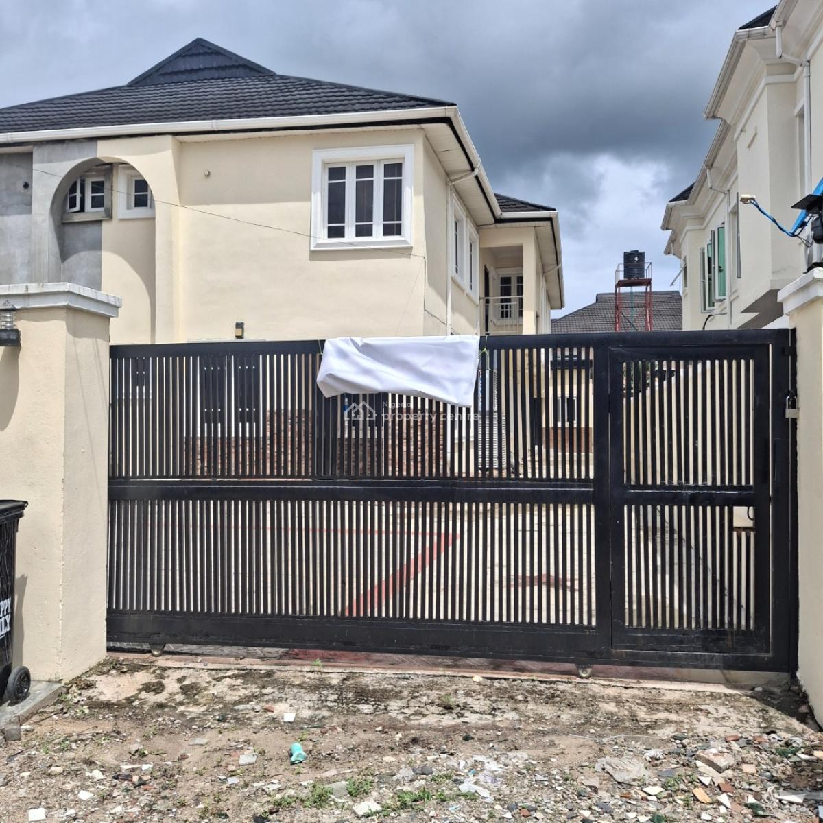 Unused 4 Bedroom Semi-detached Duplex with Mini Flat Bq., Diamond Estate, Monastery Road, Sangotedo Lagos., Sangotedo, Ajah, Lagos, Semi-detached Duplex for Rent