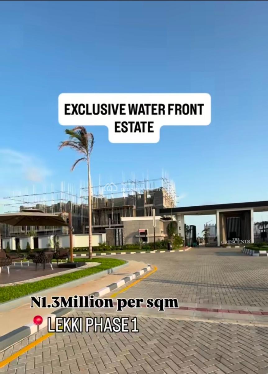 2000sqmwater Front Estatefully Structured Luxury Development with Wate, Lekki Phase 1, Lekki, Lagos, Mixed-use Land for Sale