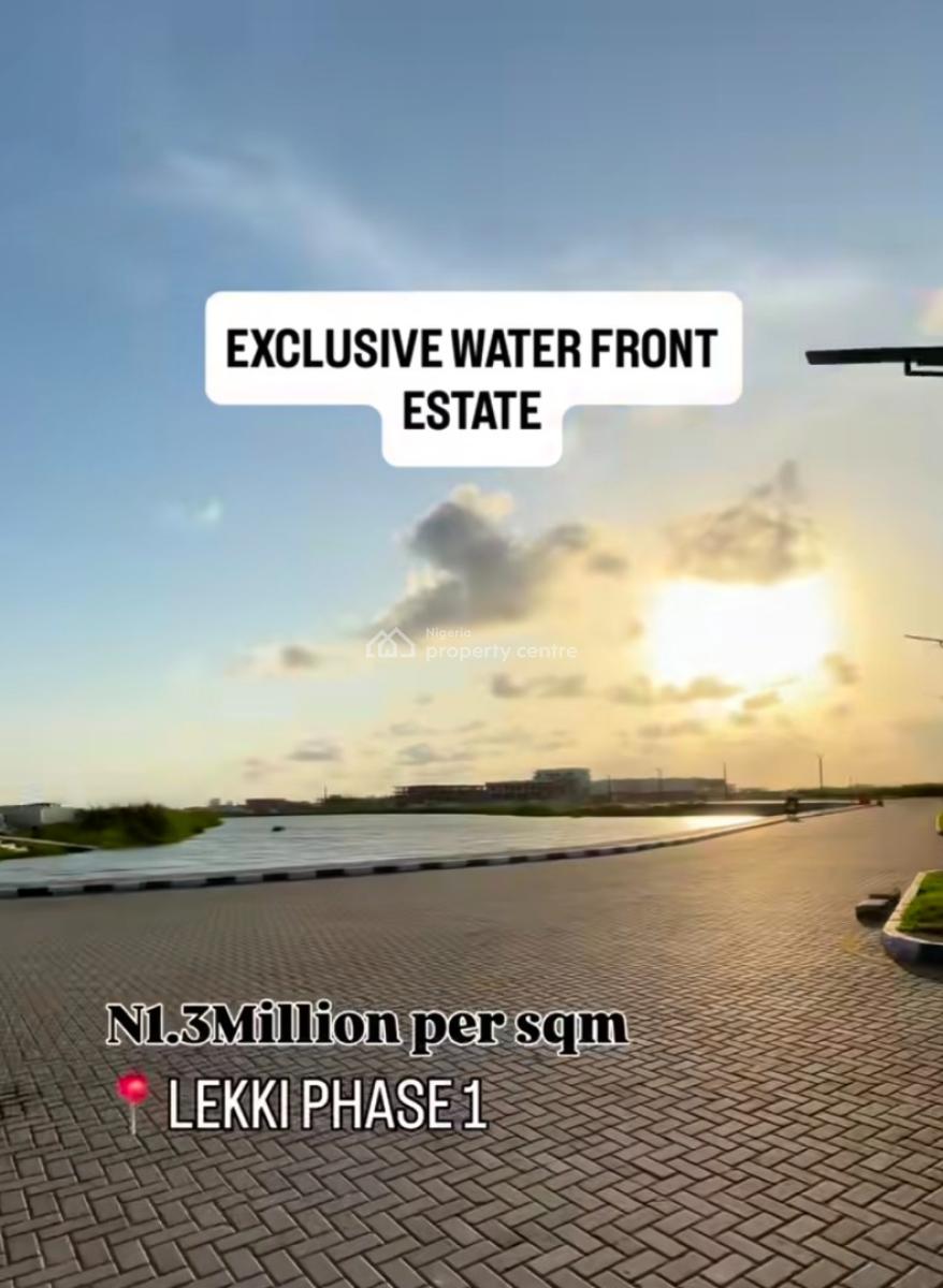 2000sqmwater Front Estatefully Structured Luxury Development with Wate, Lekki Phase 1, Lekki, Lagos, Mixed-use Land for Sale