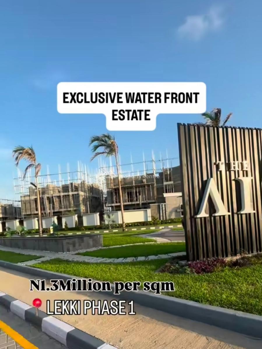 2000sqmwater Front Estatefully Structured Luxury Development with Wate, Lekki Phase 1, Lekki, Lagos, Mixed-use Land for Sale