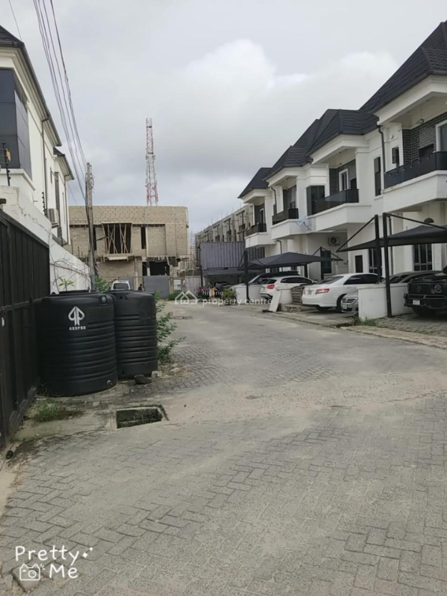 Well Plan 4 Bedroom Terrace Duplex Along Pinnock Beach Estate, Dr Kennedy Okoknkwo Stree, Creek Lane Estate, Osapa, Lekki, Lagos, Terraced Duplex for Sale