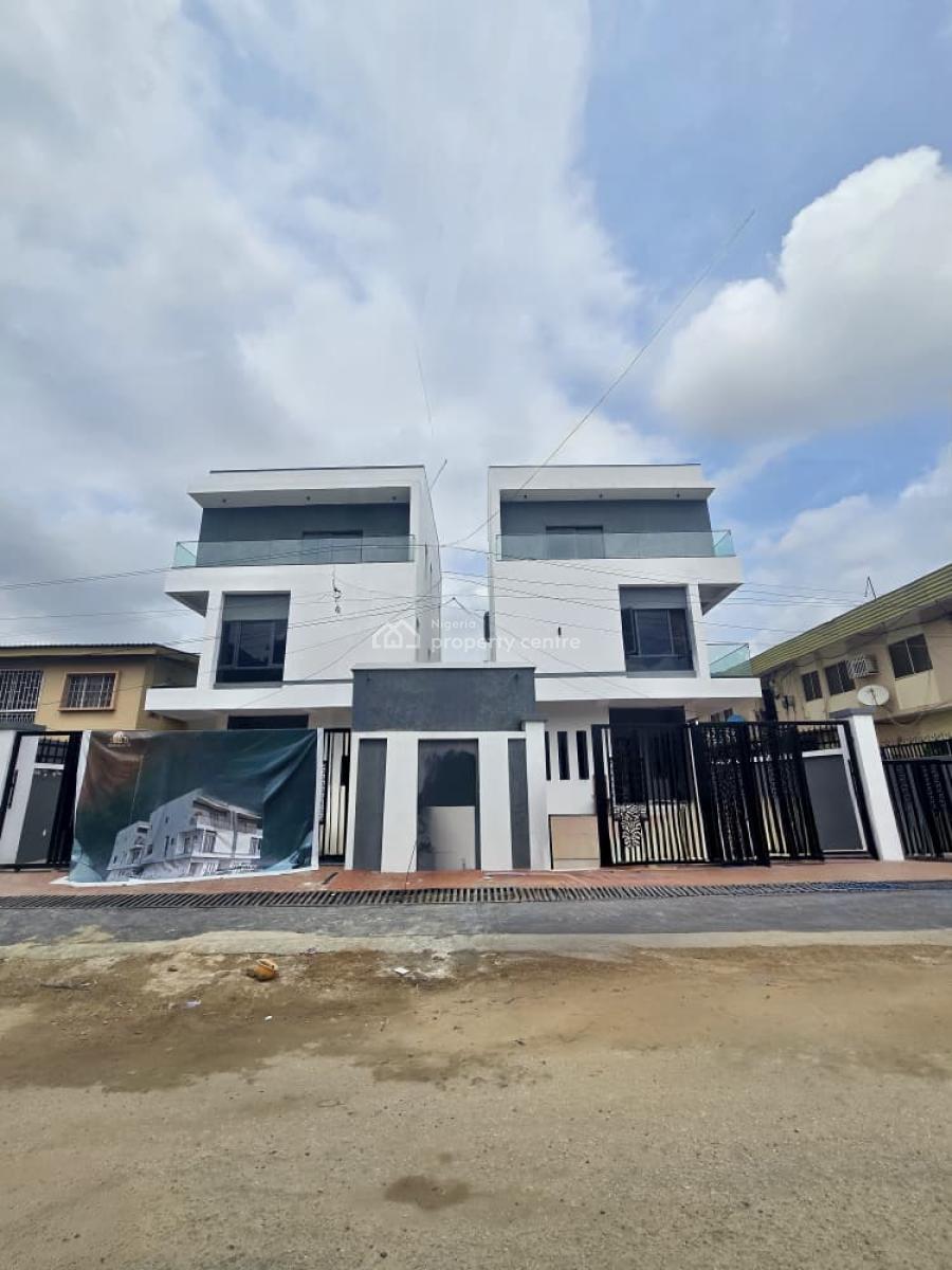 Newly Built 4-bedroom Detached Duplex with Bq., Adeniyi Jones, Ikeja, Lagos, Detached Duplex for Sale