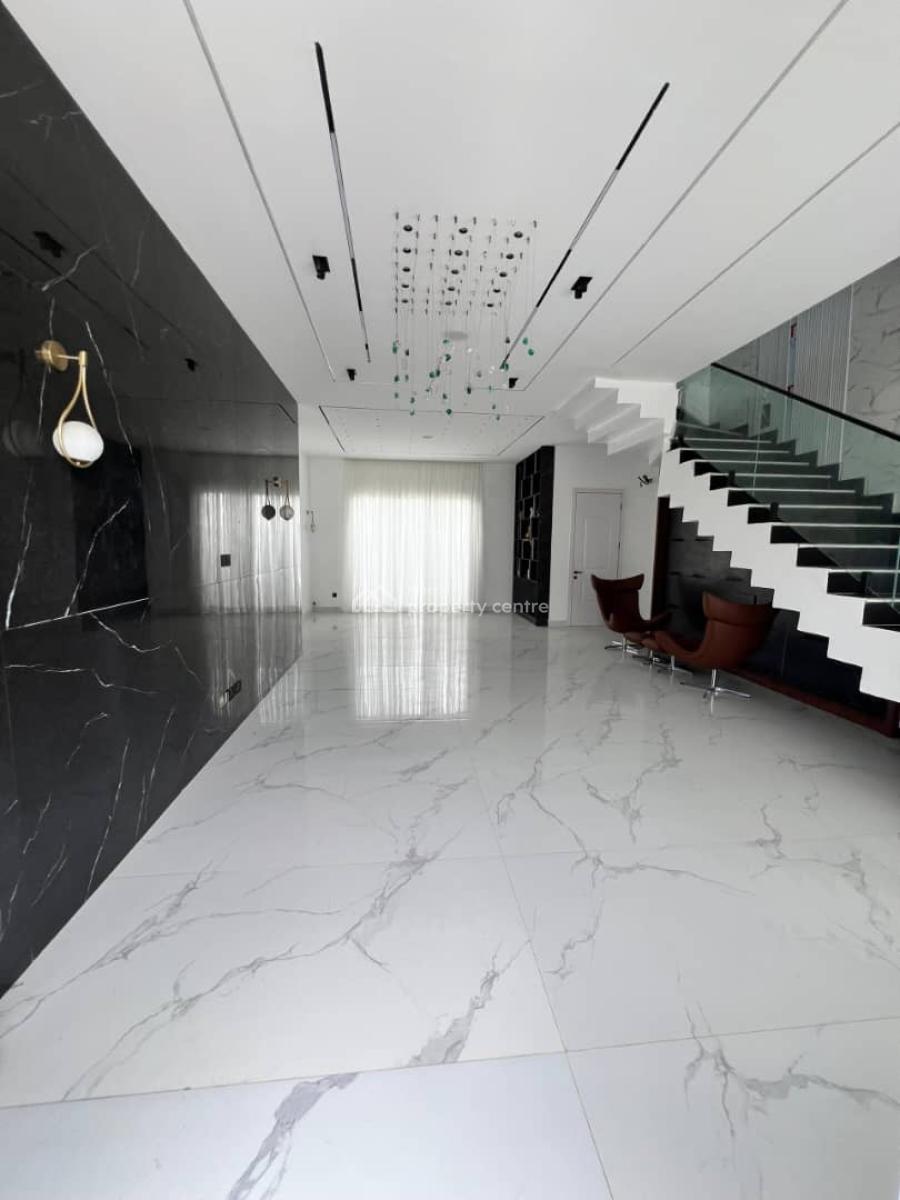Contemporary Self Compound 5  Bedroom Terrace with Pool, Home Automati, Ensuite Rooms • Aesthetic Pop Ceilings• Spacious Living Room  • Clean, Lekki, Lagos, Terraced Duplex for Sale
