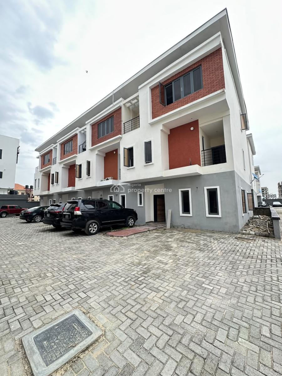 Exquisite Spacious Luxury 4 Bedroom Terrace Duplex with a Bq and Pool, Ikate Elegushi, Lekki, Lagos, Terraced Duplex for Sale