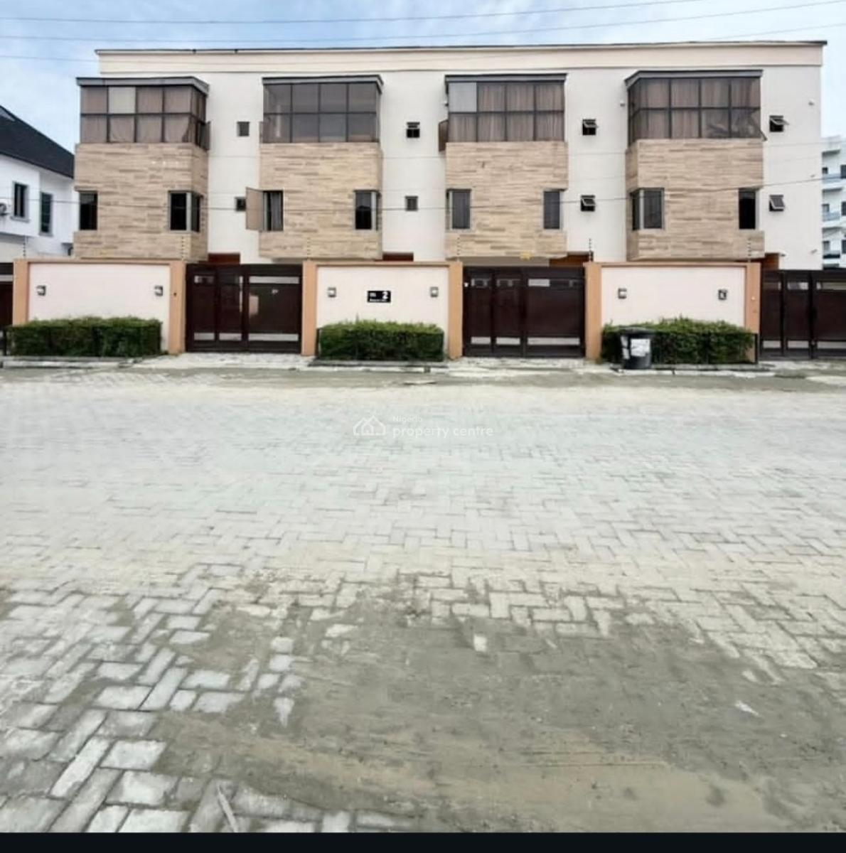 Newly Built 4bedroom Terrace Duplex Witb Bq, Ikota By Sw, Ikota, Lekki, Lagos, Terraced Duplex for Rent