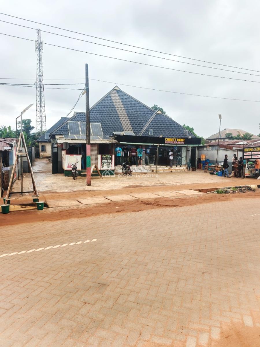 a Commercial Property Facing a Major Road, Mase Bus Stop, Gberigbe, Ikorodu, Lagos, Plaza / Complex / Mall for Sale