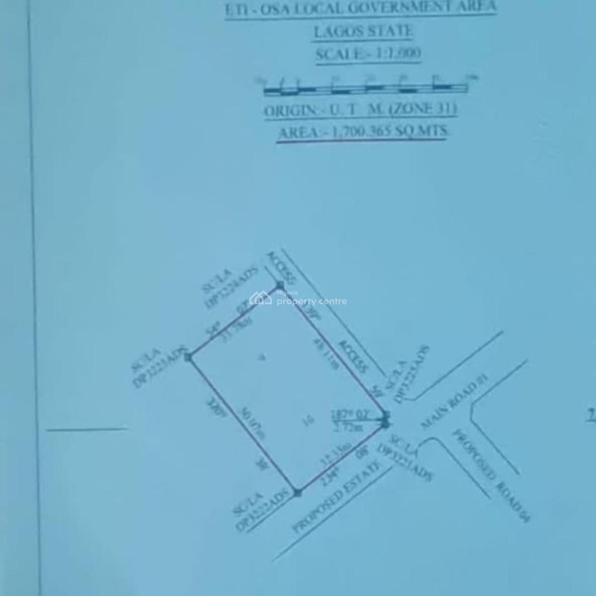 1,709sqm Corner Plot  Lekki Foreshore Estate, Lekki Phase 1, Lekki Foreshore Estate, Lekki Phase 1, Lekki, Lagos, Residential Land for Sale