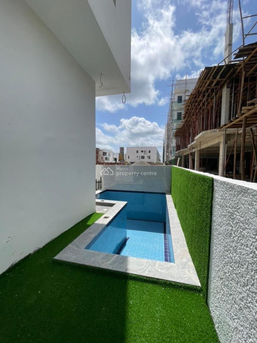 Massively Built Contemporary 5 Bedroom Semi Detached Duplex, Lekki Phase One, Lekki, Lagos, Detached Duplex for Sale