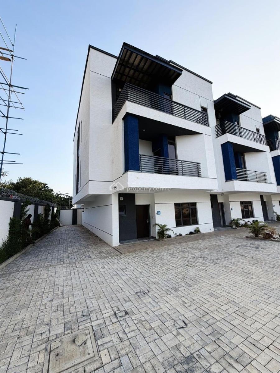 4 Bedroom Terrace with Bq, Jabi, Abuja, Terraced Duplex for Rent