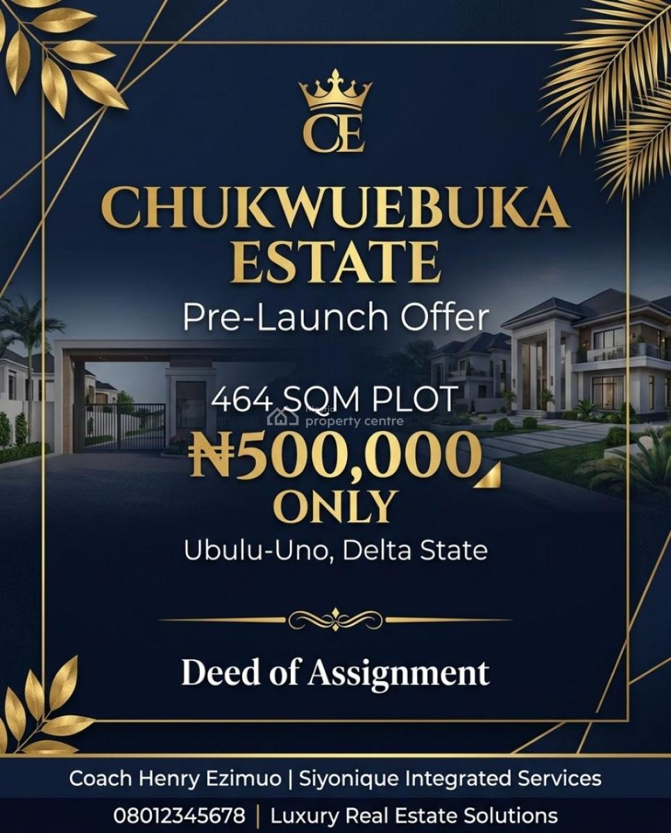 Affordable 100% Dry Land Suitable for Investment with Good Title, Ubulu-uno, Delta State, Aniocha South, Delta, Mixed-use Land for Sale