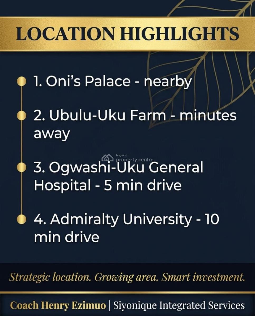 Affordable 100% Dry Land Suitable for Investment with Good Title, Ubulu-uno, Delta State, Aniocha South, Delta, Mixed-use Land for Sale