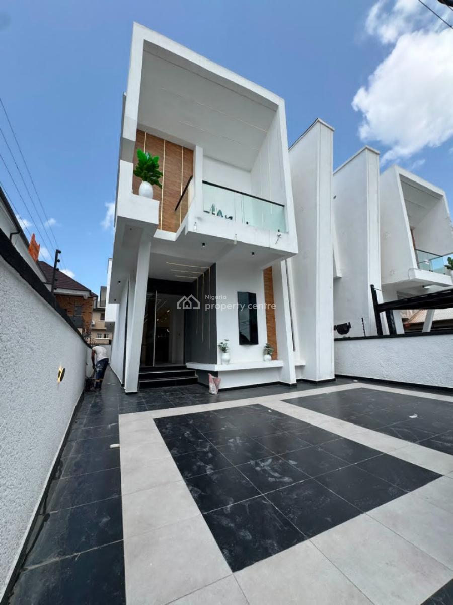 Spacious Luxurious 5 Bedroom Fully Detached Duplex with Bq + Swimming, Ajah, Ajah, Lagos, Detached Duplex for Sale