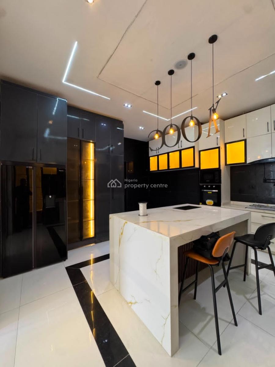 Spacious Luxurious 5 Bedroom Fully Detached Duplex with Bq + Swimming, Ajah, Ajah, Lagos, Detached Duplex for Sale