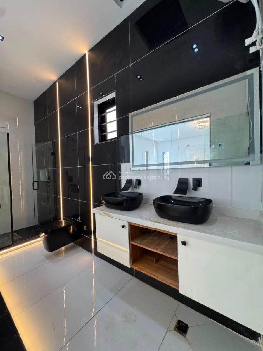 Spacious Luxurious 5 Bedroom Fully Detached Duplex with Bq + Swimming, Ajah, Ajah, Lagos, Detached Duplex for Sale