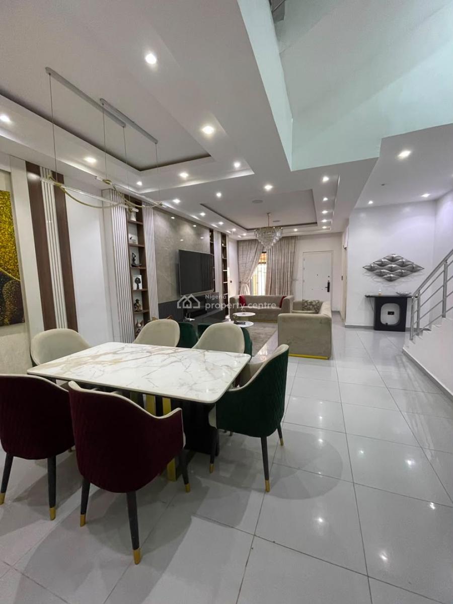 Furnished 4bedroom Terrace Duplex with Bq, Lekki Phase 1, Lekki, Lagos, House for Rent