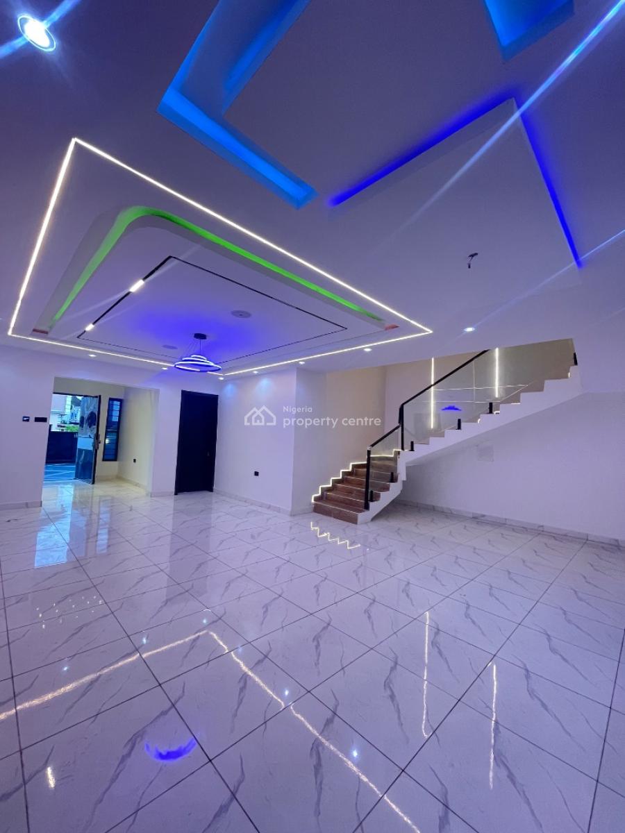 Nice 4 Bedroom Duplex in a Seren and Secure Estate, Located Inside Estate with Code,good Light, Good Road Network, Sangotedo, Ajah, Lagos, Detached Duplex for Rent