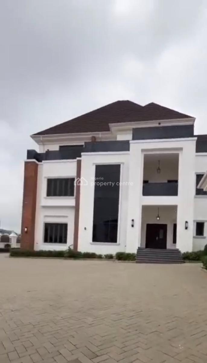 7 Bedrooms Mansion Duplex with 2 Room Bq with 2 Separate Chalet, Lawal Street Behind Amaka Mall, Guzape District, Abuja, Detached Duplex for Sale
