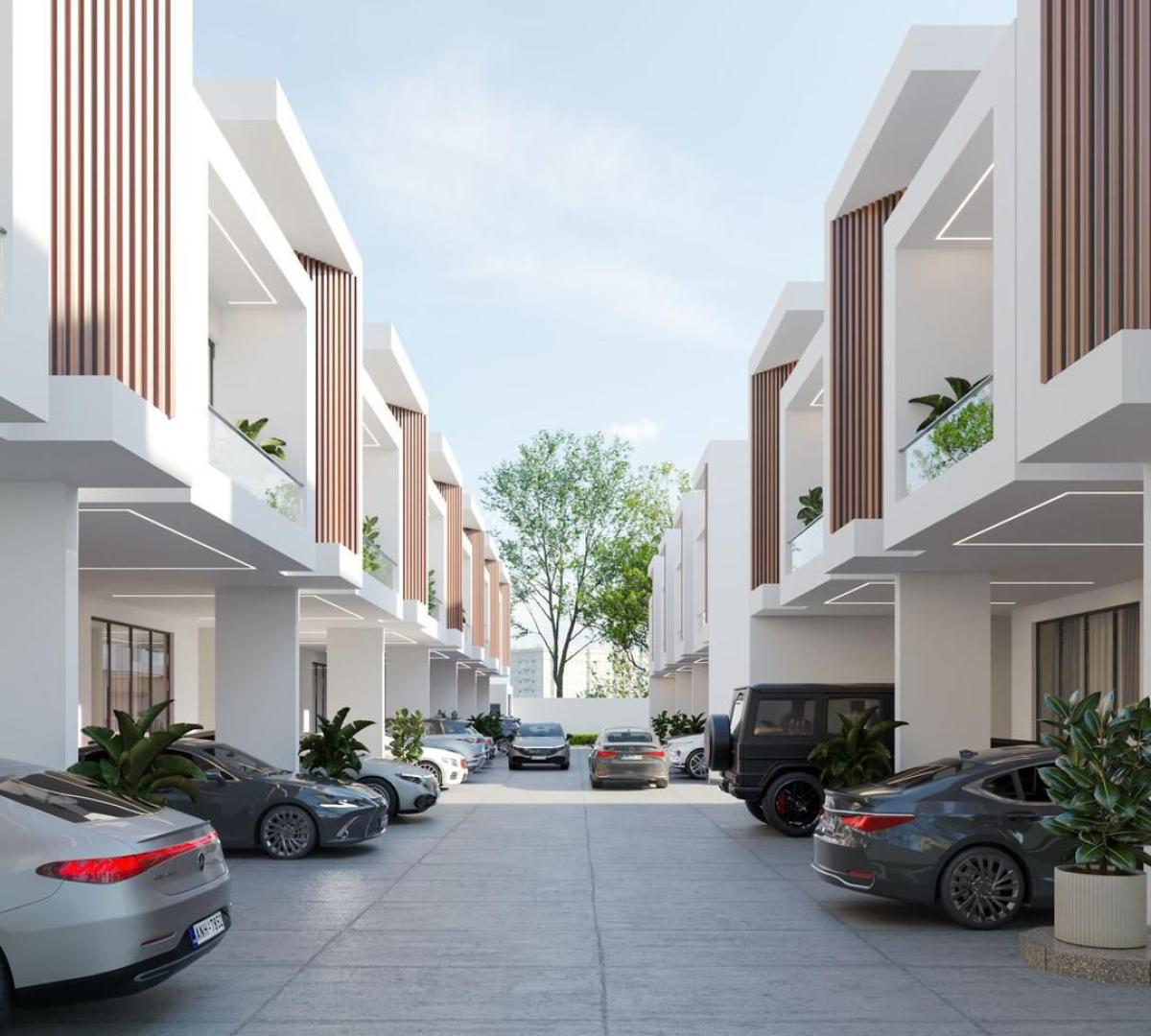 Secure a Topnotch 4 Bedroom Terrace Duplex in a Loving Environment, Opposite Sky Mall Oko Ado, Sangotedo, Ajah, Lagos, Terraced Duplex for Sale
