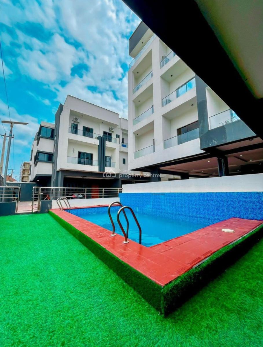 Luxurious 2bed with Gym, Pool & Balconies, Chisco, Ikate, Lekki, Lagos, Mini Flat (room and Parlour) Short Let