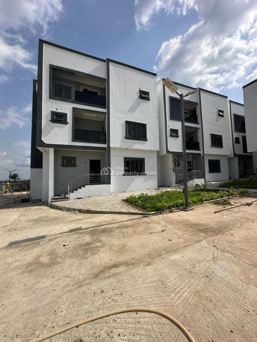 Newly Built 5bedroom Terrace Duplex with Bq, Close to Paradise Junction Lifecamp, Life Camp, Abuja, Terraced Duplex for Sale