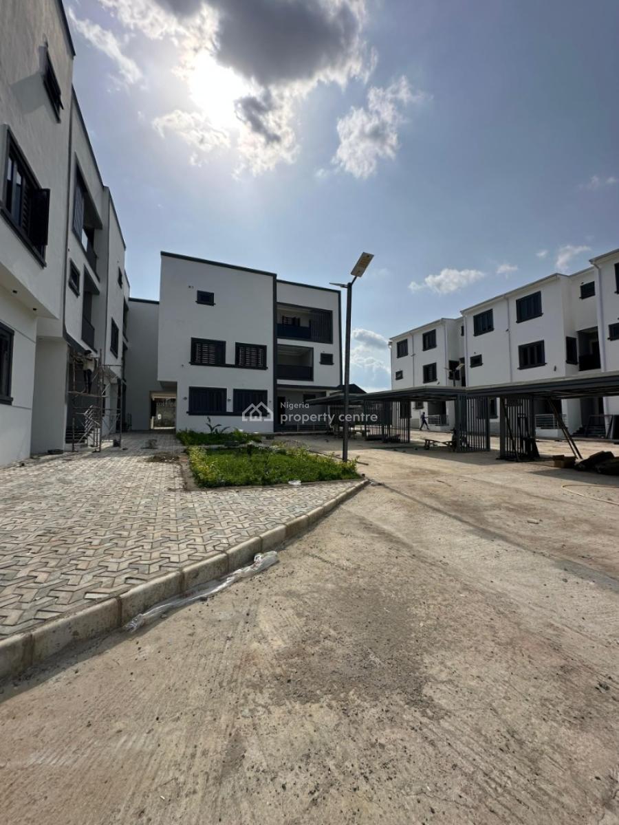 Newly Built 5bedroom Terrace Duplex with Bq, Close to Paradise Junction Lifecamp, Life Camp, Abuja, Terraced Duplex for Sale