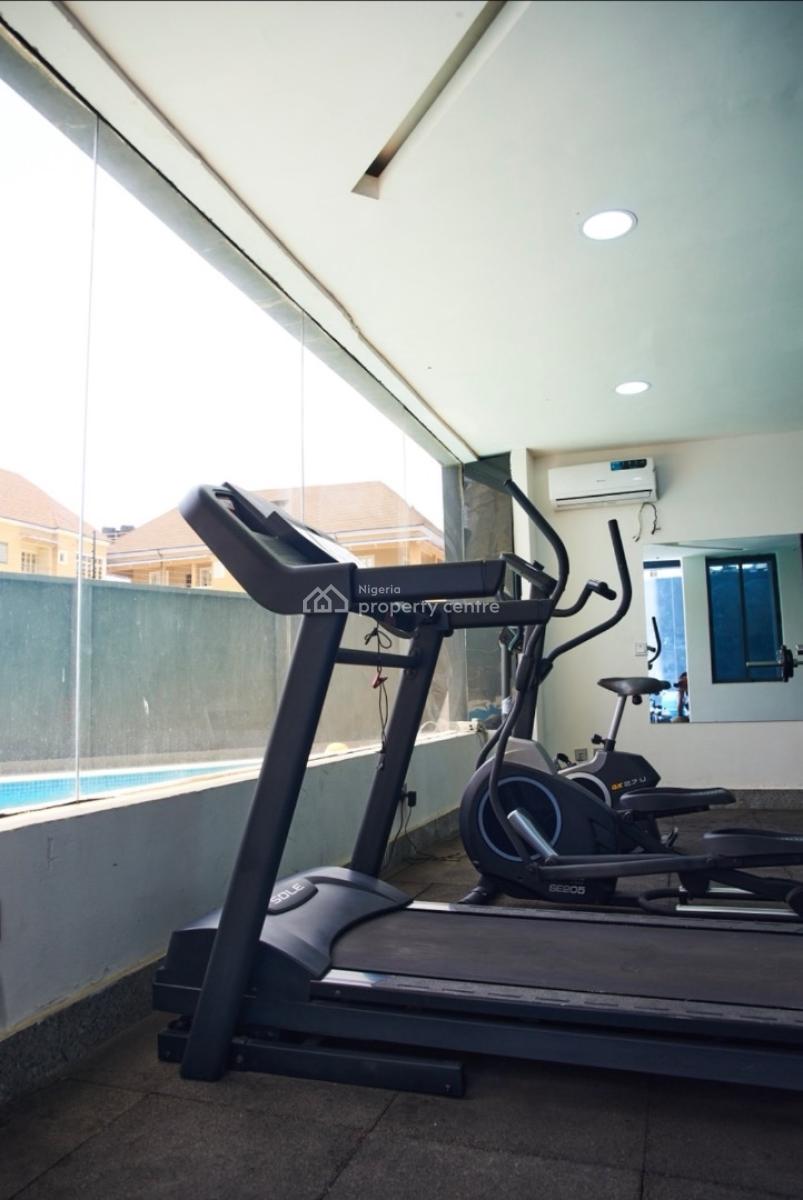 Japandi Styled  2-bedroom Apartment W/ Fast Wi-fi +pool and Gym, Lekki Phase 1, Lekki, Lagos, Flat / Apartment Short Let