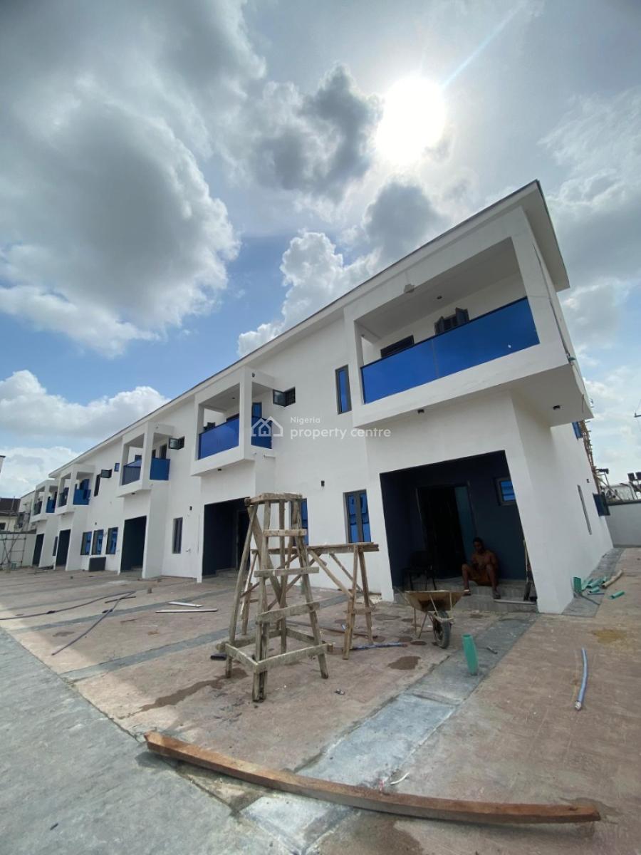 Newly Built and Well Finished 4 Bedroom Terrace Duplex, Opposite General Paint, Abraham Adesanya, Ajah, Lagos, Terraced Duplex for Sale